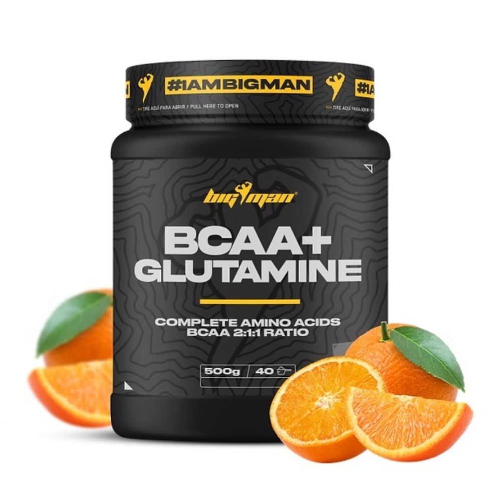 BCAA BIG MAN BCAA + Glutamine 500 g Апельсин
