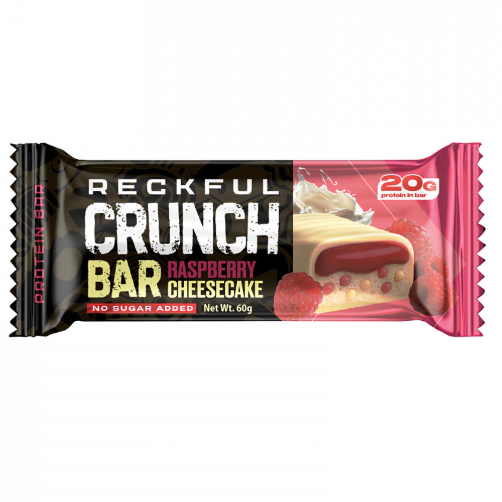 Батончик Reckful Crunch Bar 60 g Малиновый чизкейк