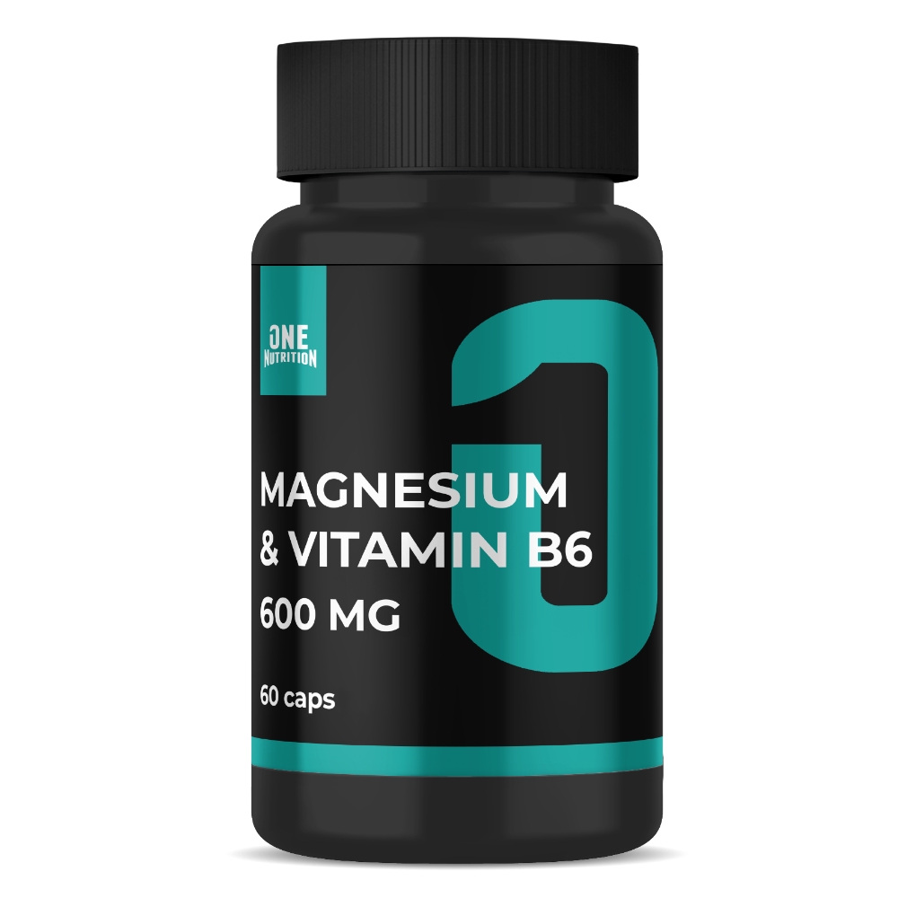 Витамины ONE NUTRITION Магний с витамином В6  60 капсул